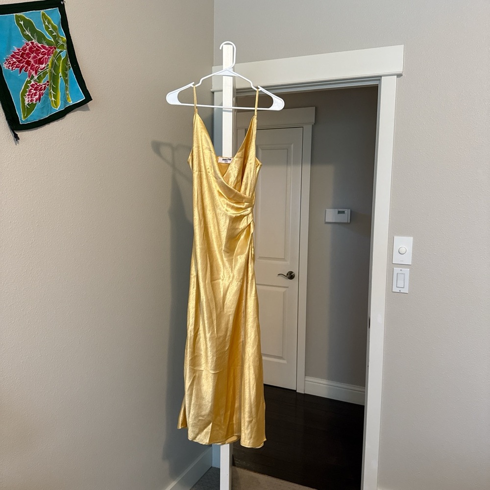 Double Zero Yellow Maxi Dress